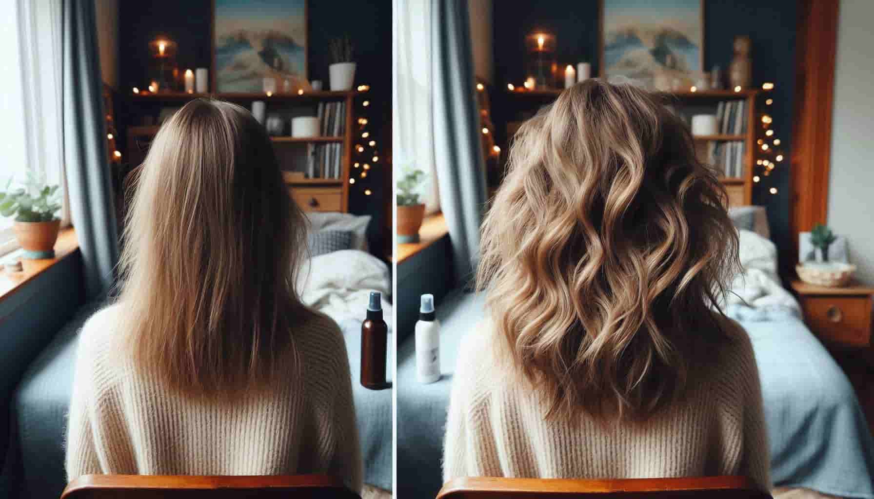 Sea Salt Spray Before and After